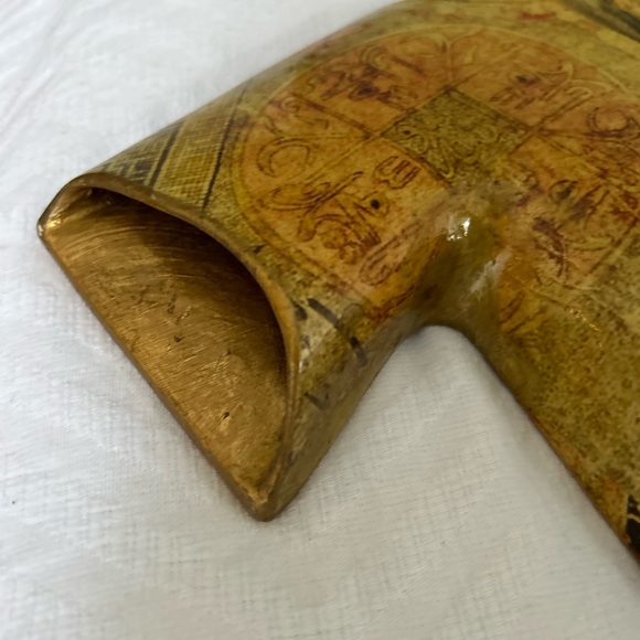 Ceramic Talisman shirt in mustard and gold - Picture 3 of 10